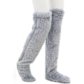 Miniatyrbild 1 av 7: SnugglePaws Socktofflor, damtofflor, söta varma strumpor benvärmare knästrumpor varma tofflor strumpor Light Gray