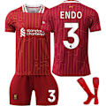 Pikkukuva 1 / 2: 2425 Liverpool-paita nro 11 Salah 9 Firmino 66 Alexander-Arnold ja muut aikuisten ja lasten jalkapallopaita setit No.3 ENDO