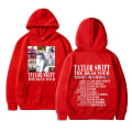 Miniatyrbillede 1 af 4: 2023 Julegave Taylor Swift Fans Hoodie Efterår og Vinter Mænds og Kvinders Sweatshirt Julejakke red L