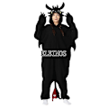Pikkukuva 1 / 5: Sarjakuva Hampaaton Onesie Pyjama Aikuisille Naisille Miehille Eläin Pyjama Kotivaatteet Halloween Cosplay Juhlapuvut BLACK L Fit 168-178cm