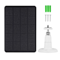 Miniatyrbilde 4 av 5: Ring solcellepanel dørklokke solcellekamera Ring solcellelader DC-hodeutgang U ring-BLACK