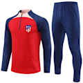 Miniatyrbillede 1 af 2: 23-24 Ny Atletico Madrid langærmet træningstøj til voksne og børn langærmet trøje sæt julegave red 12