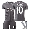 Miniatyrbild 1 av 2: 2425 Real Madrid Second Away Fotbollströja Nr. 7 Ronaldo, Nr. 5 Bellingham, Nr. 9 Mbappe och andra vuxna och barns fotbollströjeset No.10 MODRIC 28