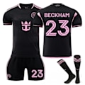 Miniatyrbilde 1 av 2: 2025 ny Messi No.10 Miami fotballdrakt med korte ermer for voksne og barn No.23 BECKHAM M