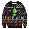Miniatyrbillede 1 af 5: Jule 3D Digital Print Sjov Mønster Par Rundhals Trøje 5xl Oversize Mænd / Kvinder Med Samme Modetrend style 10 XL