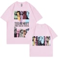 Pikkukuva 1 / 2: Taylor Swift -fanipaita Painettu T-paita Paita Pusero Aikuisten kokoelma Taylor Swift T-paita Unisex pink L