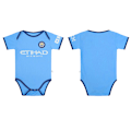 Miniatyrbillede 1 af 2: 2425 Manchester City Hjemmefodboldtrøjer Baby Crawl Tøj Mænds og Kvinders Dragter Blue Size 12 (12-18 months)