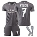 Miniatyrbild 1 av 2: 2425 Real Madrid Second Away Fotbollströja Nr. 7 Ronaldo, Nr. 5 Bellingham, Nr. 9 Mbappe och andra vuxna och barns fotbollströjeset No.7 VIMI TR.
