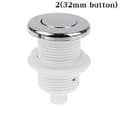 32 mm pneumatisk strömbrytare tryckknapp för badkar [DB] (32 mm knapp)