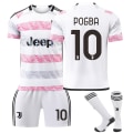 Miniatyrbillede 1 af 2: 23-24 Juventus Udebanetrøje Nr. 9 Hovic 7 Chiesa 22 Di Maria 10 Pogba Fodbolddragt NO.10 PDGBA 22
