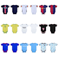 Pikkukuva 2 / 2: 2526 Uusi BB-puku ryömintäpuku - Jersey pojille ja tytöille, mukava ja hengittävä Red Size 9 (6-12 months)