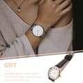 Miniatyrbillede 4 af 5: Dameure Armbåndsur Dame Læderur Dameure Vintageur Retro Stil