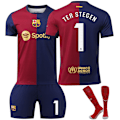 Miniatyrbilde 1 av 2: 2425 Barcelona Hjemmefotballdrakt Nr.1 TER STEGEN Fotballdraktsett White M