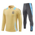 Miniatyrbild 1 av 2: 2425 Argentina Fotboll Långärmad Uppvärmningsdräkt Träningsuniform Golden S