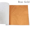 100 ark bladguld håndværk papir rosa guld Rose Gold