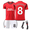 Miniatyrbillede 1 af 2: 24 Manchester United Red Devils hjemme fodbolddragt nr. 10 Rashford 21 Anthony 25 Sancho B fee trøje NO.8 B.FERNANDES S