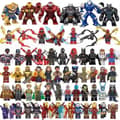 40 delar av Avengers minifigurer Byggleksaker Actionfigur för barnfans Födelsedagspresent