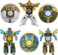 3 st transformerbara fidget spinners för barnkalas, deformerbara robotspinner fidgetleksaker, fingertoppsgyro för stresslindring och sensorisk