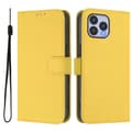 Wiko T60 / Cubot P80 Solid Color PU-deksel - Beskyttende flip-deksel Lemon Yellow