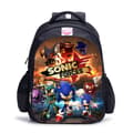 Sonic Skolesekk for barn, kompatibel med britiske merker, JUN, BM B M