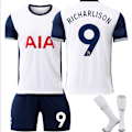Miniatyrbilde 1 av 2: 2425 Tottenham Fotballdrakt Nr. 7 Son Xingmin 9 Richarlison og andre fotballdraktsett for voksne og barn No.9 RICHARLISON 20