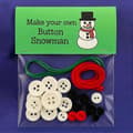 Juleknap Ornamenter Let at Hænge Ornament Strømpestopper SNOWMAN