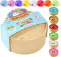 Dumpling Squishy Mystery Box, slumpmässigt 1 av 14 färger, söt långsamt stigande dumplingleksak, sensorisk fidget för stresslindring, presenter