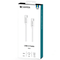 Miniatyrbild 2 av 2: CHAMPION USB-C till USB-C kabel 60W 2m - Vit