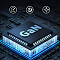 Miniatyrbild 7 av 7: Choetech GaN Snabbladdare 100W 2xUSB-A 2xUSB-C - Vit