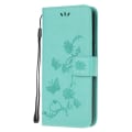 Miniatyrbillede 1 af 4: Butterfly Wallet Case til Samsung Galaxy A03s - Turkis