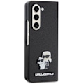 Miniatyrbild 7 av 11: Karl Lagerfeld Galaxy Z Fold 5 Mobilskal Karl & Choupette Pin Svart