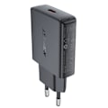 Miniatyrbild 1 av 5: Acefast Väggladdare USB-C 20W GaN - Svart Svart