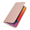 Miniatyrbild 4 av 7: Dux Ducis PU Läder Plånboksfodral iPhone 12 Pro Max - Rose Gold