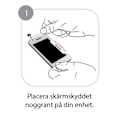 Miniatyrbild 2 av 4: CoveredGear Clear Shield skärmskydd till Huawei Honor 7 Lite