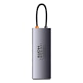 Miniatyrbild 6 av 11: Baseus StarJoy HUB 8-Port USB-C - 3x USB-A - Grå