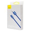 Pikkukuva 5 / 5: Baseus Crystal USB Type A till Lightning -kabel 1,2 m - Blå Blå