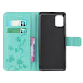 Miniatyrbillede 4 af 4: Butterfly Wallet Case til Samsung Galaxy A03s - Turkis