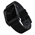 Miniatyrbild 2 av 4: UNIQ Straden Apple Watch Läder 42/44/45mm - Svart