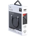 Miniatyrbild 2 av 3: Uniq USB-C till Lightning kabel Flex Nylon 0.3m 18w - Svart