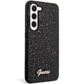Miniatyrbild 2 av 3: Guess Galaxy S24 Mobilskal Glitter Script - Svart Svart