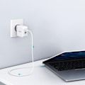 Miniatyrbild 4 av 4: Choetech Väggladdare USB-A Till USB-C 65W - Vit