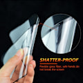 Miniatyrbild 5 av 7: Bestsuit Flexibelt Hybridglas Skärmskydd Apple iPhone X/Xs Svart