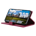 Miniatyrbild 5 av 8: KHAZNEH Galaxy S23 Plus Plånboksfodral Stand Flip PU Läder - Röd
