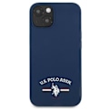 Miniatyrbild 3 av 8: US Polo Silicone Collection Skal iPhone 13 mini - Navy Blå Blå
