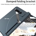 Miniatyrbild 3 av 9: GKK Google Pixel Fold Mobilskal Kickstand Hård PC - Silver