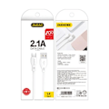 Miniatyrbild 5 av 5: Dudao USB-C till USB-A kabel 2m - Vit