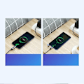 Miniatyrbild 3 av 5: Ugreen 2in1 USB-A till microUSB, USB-C Kabel 1m - Svart