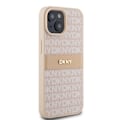 Miniatyrbild 7 av 11: DKNY iPhone 15/14 Plus Mobilskal Läder Mono Stripe & Metal Logo