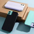 Miniatyrbild 3 av 3: Twelve South SurfacePad för iPhone 11 – Rakbladstunt nappaläder