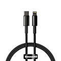 Miniatyrbild 1 av 7: Baseus USB-C till Lightning kabel 20 W 1m Fast - Svart Svart